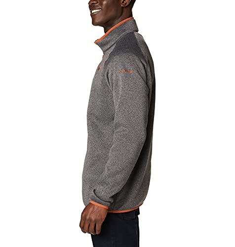 Image of Columbia NCAA mens Collegiate Canyon Point Sweater Fleece Half Zip