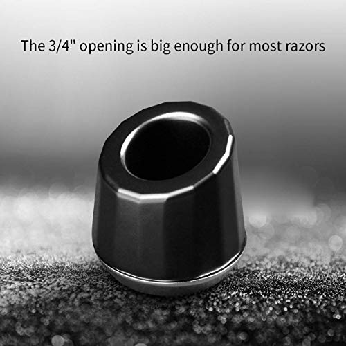 Men's Shaving Razor Stand Zinc Alloy Safety Razor Holder Base (2 Pack) #TOP3