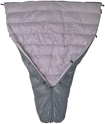 Paria Outdoor Products Thermodown 15 Degree Down Sleeping Quilt - Ultralight Cold Weather, 3 Season Quilt - Perfect for Backcountry Camping, Backpacking and Hammocks