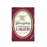 Retro Metal tin Sign Funny Beer Y-ue-ng-li-ng Lager - Plaque Sign For Home Cave Garage bar Wall Decoration Vintage Metal Sign 8 x 12 inch