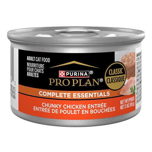Purina Pro Plan Pate Cat Food, Chunky Chicken, 24x3 oz