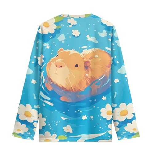 Girls Long Sleeve Shirts Tween Casual Pullover Sweatshirt Athletic Tops Size 3-16Y2