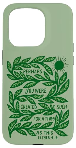 Esther 4:14 炭Ȃ͗΂̗t̃NX`Ƃđ܂ X}zP[X iPhone 15 Pro p