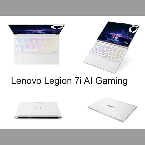 Image of Lenovo Legion 7i AI Gaming Laptop 16.0 inch 165Hz OLED WQXGA Display (Intel Core Ultra 7 255HX, GeForce RTX 5060 8GB, 32GB DDR5, 1TB SSD, RGB KB, Thunderbolt 4, WiFi 7, Win 11 Home) (Renewed)