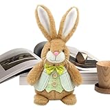 Confort et apaisement : Fabriqué en peluche courte douce et matériaux sûrs, ce lapin en peluche une sensation sécurisante. Le coton haute résilience offre un soutien constant et de la chaleur, créant une présence réconfortante pour les histoires du soir ou les aventures de la journée.