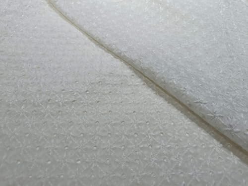 Tissu de broderie en organza 112 cm de large - Broderie 4 - 4