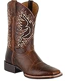 Cody James Men's Xero Gravity Embroidered Performance Boot Square Toe Brown 10.5 D(M) US