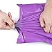 Metronic Poly Mailers 12x15.5 100 Pack, Medium Size Shipping Bags for Clothing, Strong Self-Seal Mailers Poly Bags Shipping Envelopes, Thick Mailing Bags Package Bags for Small Business, Purple