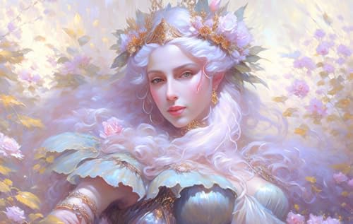 Art mural Reine des masques SERENDIPITP grande affiche sur toile premium de 58x90cm