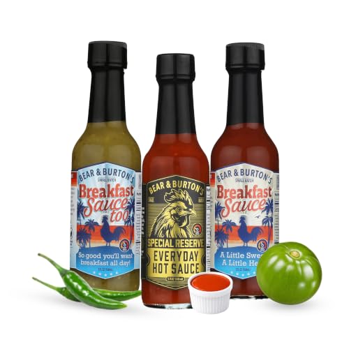 Bear &amp; Burton's Sauce Bundle: Everyday, Breakfast, Breakfast Too 3-Pack