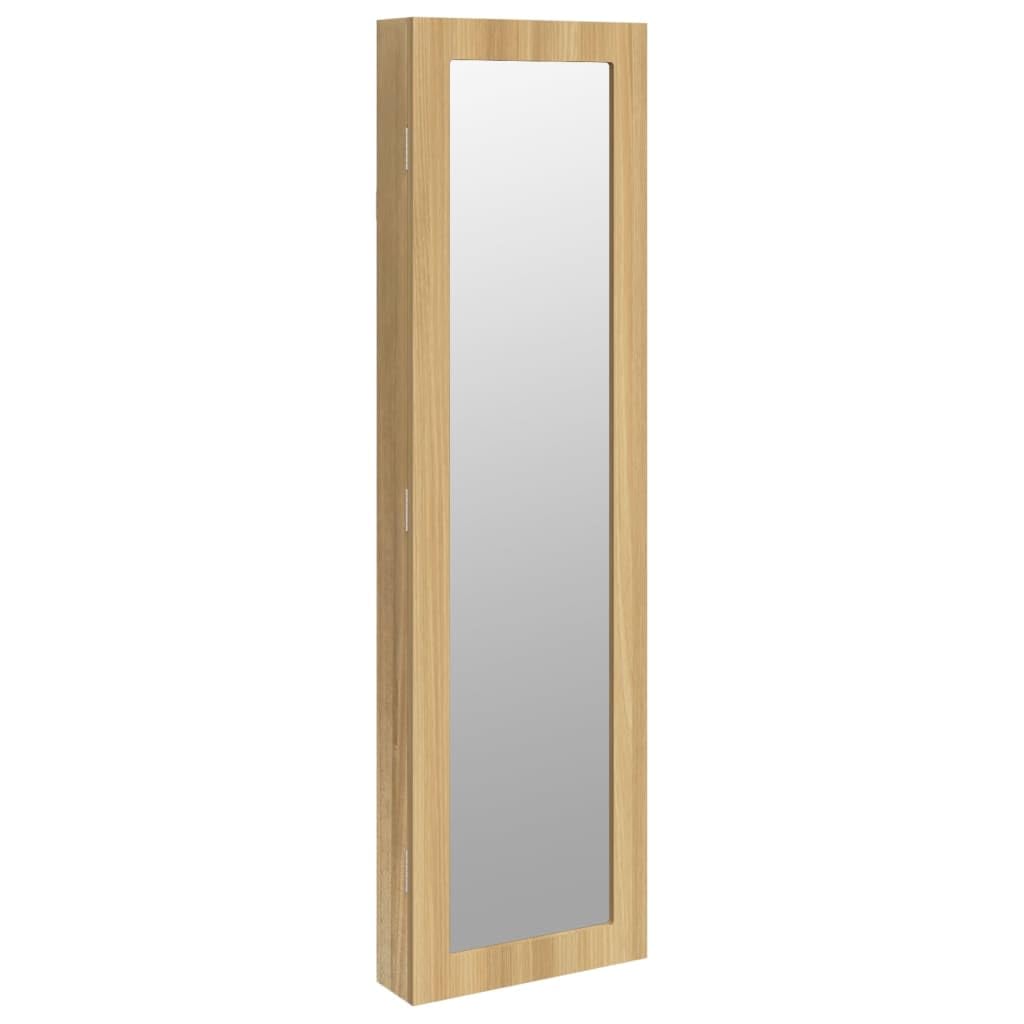 Artykuły domowe, szafka na biżuterię z lustrem montowana na ścianie 30 x 8,5 x 106 cm, meble garniturowe