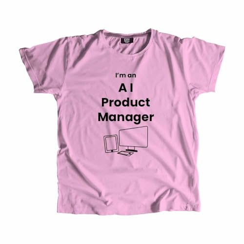 T-shirt AI Product Manager rose vêtement confortable pour valoriser votre métier tech