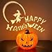 Halloween Kürbis Deko,Innen Projektor Kürbislicht,Herbstdeko Kürbis Laterne