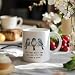 JKMBN Watercolor Blue Birds Coffee Mugs, Positive Quotes Ceramic Coffee Mug, Every Little Thing Is Gonna Be Alright Coffee Cup, 11oz Ceramic Cup White