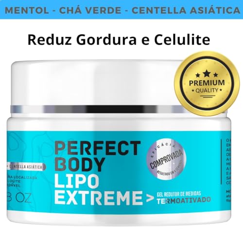 Gel Redutor de Medidas e Celulite Termoativado - Diminuição de Gordura Corporal e Celulite - Perfect