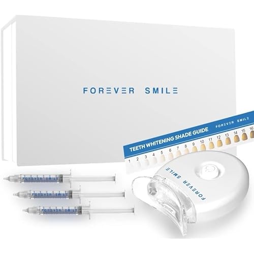 Forever Smile 5X LED Teeth Whitening Kit for Sensitive Teeth. Complete and Effective at Home Teeth whitening kit.
