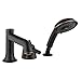 hansgrohe 04133920 Talis C 3 Hole Thermostatic Tub Filler Trim, Rubbed Bronze