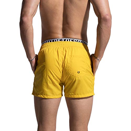 Men's Nylon Loose Board Shorts Qucik Dry Swimwear Leisure Beach Trunks4