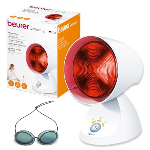 Beurer IL 35 Infrarotlampe, wohltuendes und wärmendes Infrarotlicht mit 3-stufigem Timer, 5 Neigungswinkeln, Lockerung von Muskeln und Linderung von Verspannungen, 1 Stück , Weiß Beurer IL 35 Infrarotlampe, wohltuendes und wärmendes Infrarotlicht mit 3-stufigem Timer, 5 Neigungswinkeln, Lockerung von Muskeln und Linderung von Verspannungen, 1 Stück , Weiß