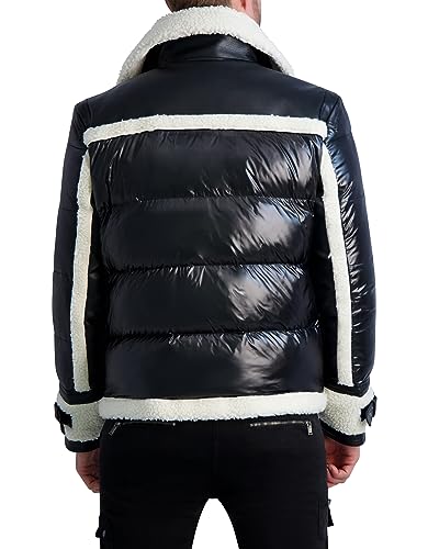 Image of KARL LAGERFELD Men's Karl Lagerfeld Paris Men's Casual Aviator Jacket