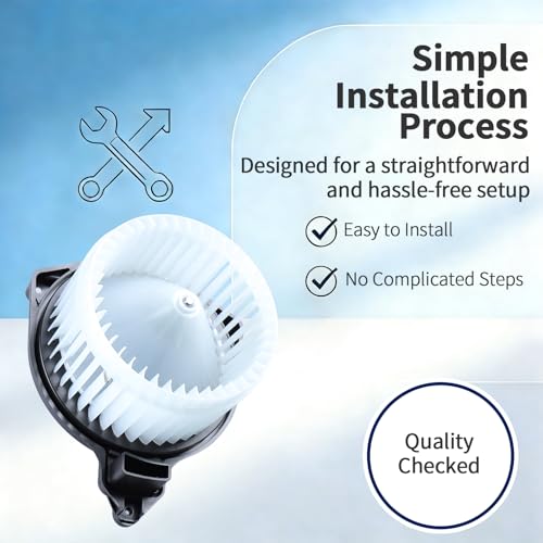 Image of HVAC Blower Motor with Fan - Compatible with Tacoma 2005-2015 - Front AC Heater Fan Assembly - Part Number 700188 8710304040 8710304044