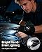 ThxToms LED Flashlight Gloves, Gifts for Him Men Boyfriend Husband, Mens Gifts for Fathers Day Christmas Birthday, Cool Gadgets Tools for Fishing, Repairing, Camping, 1 Pair Black