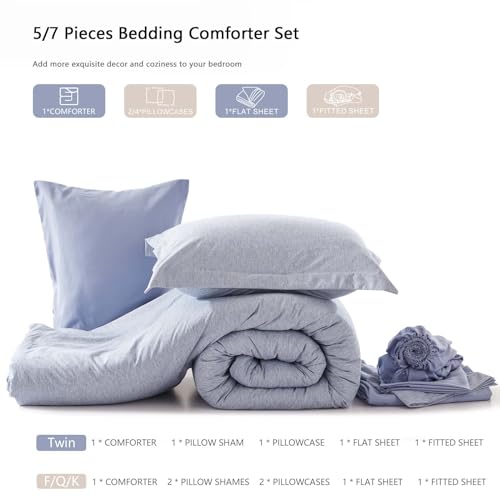 Unilibra Queen Comforter Set 7 Pieces Bed In A Bag thumb #5