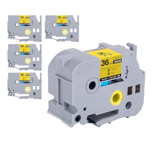 �u���U�[�p �s�[�^�b�` ���~�l�[�g�e�[�v TZe-661 TZe-S661 36mm ���e�[�v ������ ���S�� 5�Z�b�g �݊����x�� �e�[�v�J�[�g���b�W �e�[�v�J�Z�b�g TZe �e�[�v PT-9700PC PT-9800PCN PT-P900W PT-P