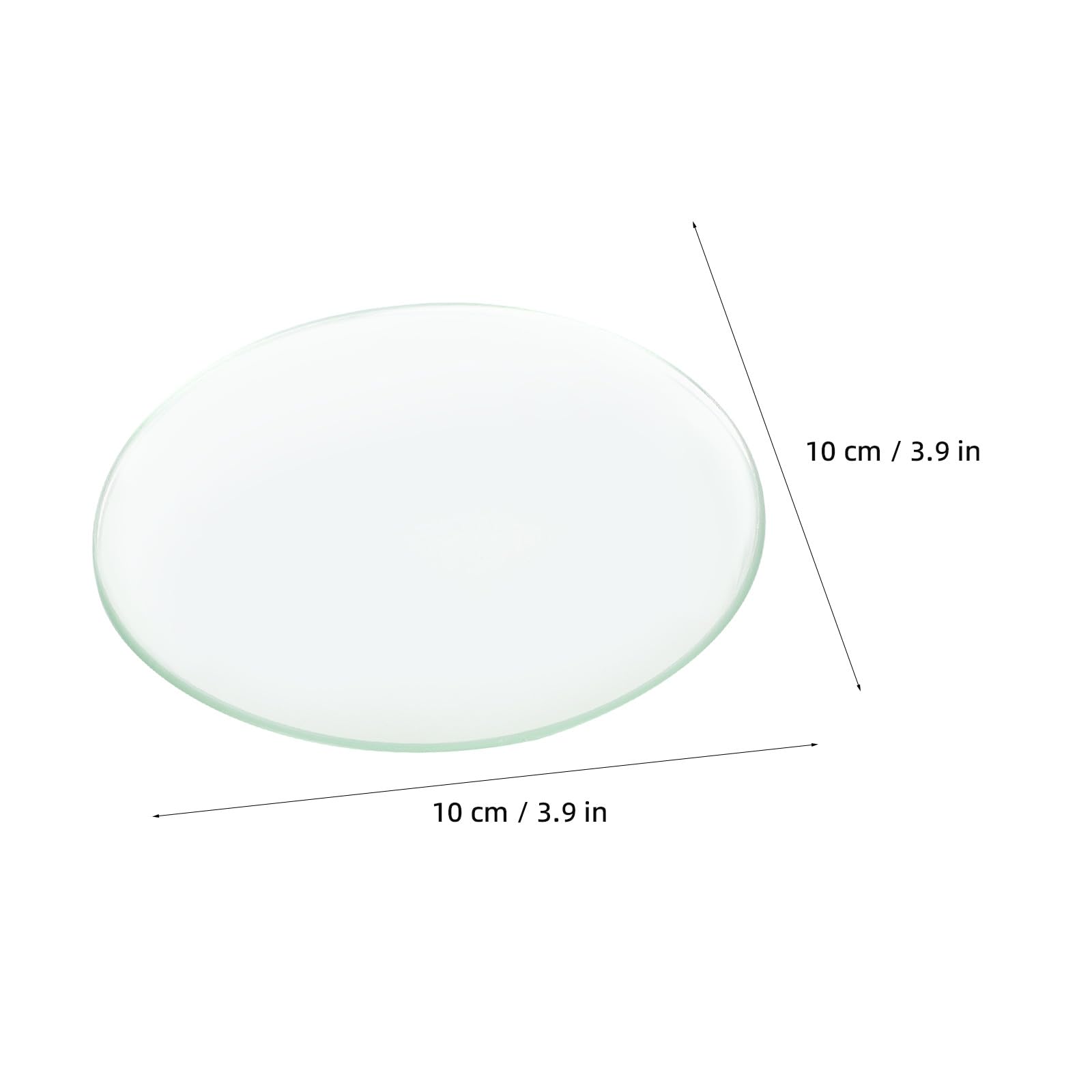 OUNONA 12 placas de vidrio para laboratorio, tapas para muestras de 100 mm