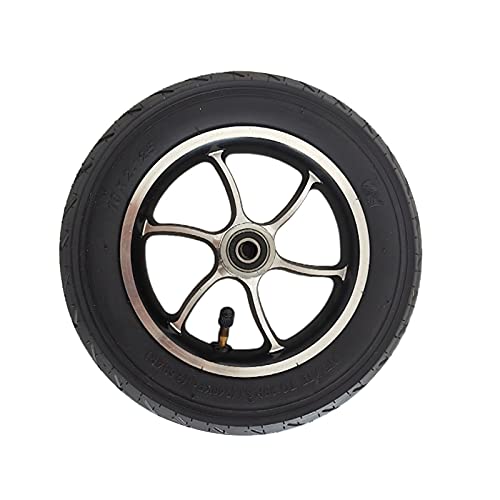 lhx 10-inch Pneumatic Caster Tire Wheels, Electric Wheelchair Accessories, Anti-Skid Damping Wheels, Aluminum Alloy Wheelchair Wheels, Spare Tires, Replacement Wheels