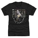 500 LEVEL Alex Pereira UFC Men's Premium T-Shirt - Alex Pereira Arrow Pose WHT (Tri Black, Large)