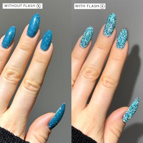 Mylee Reflektierender Gel-Nagellack 10ml [Mamma Mia] UV/LED, Maniküre, Pediküre, für professionellen Gebrauch im Salon sowie zu Hause [Spotlight Range] Lang anhaltend und mühelos aufzutragen