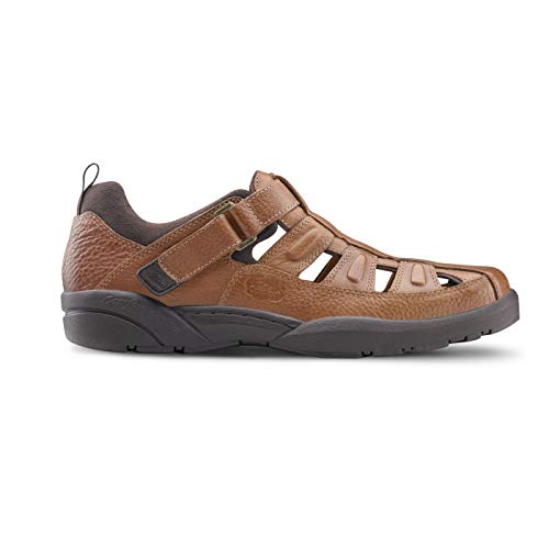 Dr. Comfort Fisherman Men's Therapeutic Diabetic Extra Depth Sandal: Chestnut 8.5 X-Wide (3E/4E)4