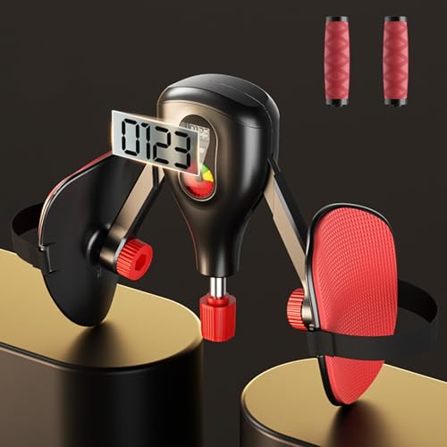 DEOPXF Entrenador de Muslos Entrenador de Piernas Visually Adjustable Resistance Ejercitador de Caderas Removable Triangle Structure(Negro,B)