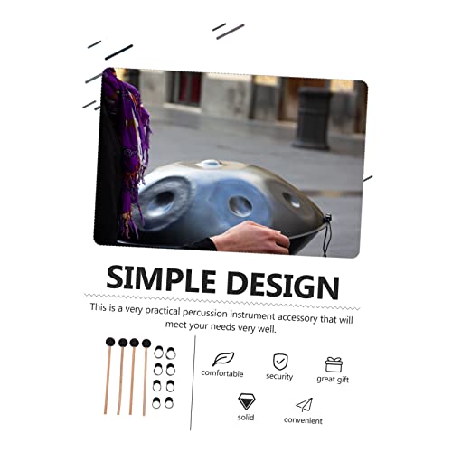 LIFKOME Set de 12 piezas de accesorios etéreos para batería con cubiertas para dedos y baquetas para principiantes y profesionales que incluye accesorios antideslizantes para mejorar la interpretación miniatura 4