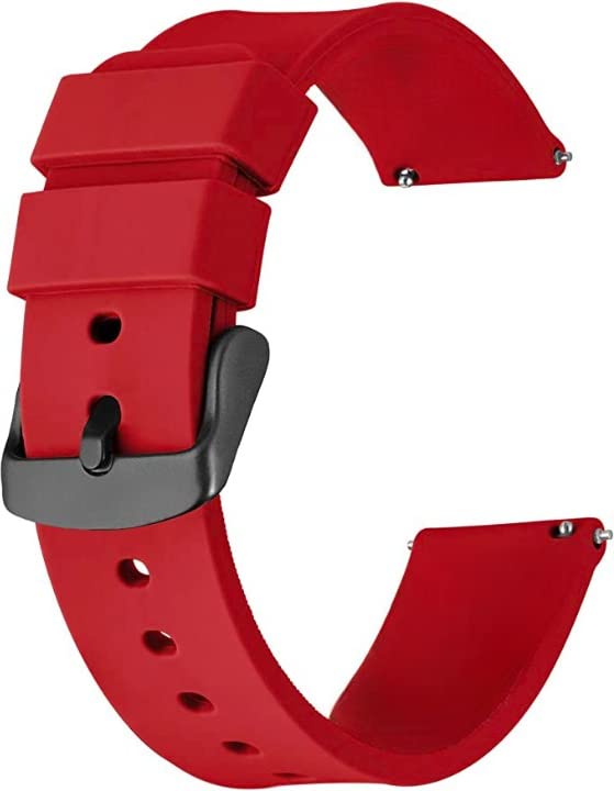 A3sprime Soft Silicone Universal Watch Strap Suitable for All 22mm Lugs Width Smartwatch (Set of 1 Pairs) (VineRed) (B0C6TY8D2M) Amazon Price History, Amazon Price Tracker