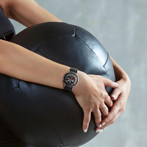 kwmobile Coque compatible avec OnePlus Watch 2 / OPPO Watch X coque - 2x Étui cadre écran en verre trempé pour Fitness Tracker - transparent-noir – vue 2