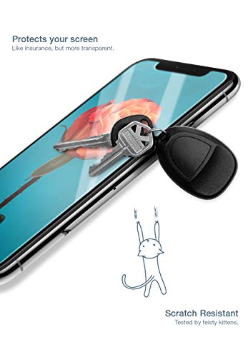 Smartish Screen Protector for iPhone 11 Pro, XS, X - Tuff Sheet - Scratch Resistant Tempered Glass with Alignment Tool - Clear 2-Pack - Thumbnail 3