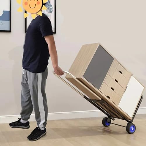 Carro plegable multiuso ajustable para carga pesada miniatura 4