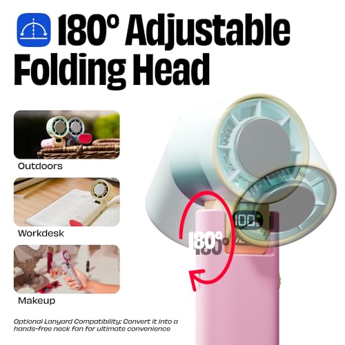 NUUK BFF Personal Hand Fan, 13000 RPM, 3600 mAh Tokyo Totti Candy - Image 6