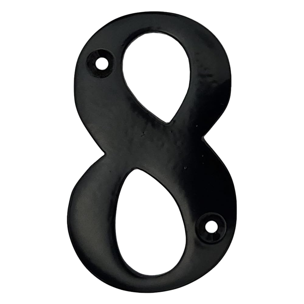 A10SHOP Doris 3-Inch Brass Metal Letters Address Signs For Houses Mailbox Numbers House Numbers For Outside House Numbers Address Sign For Outdoor Sign Door Numbers (Number 5, Satin Black) — Amazon image 13