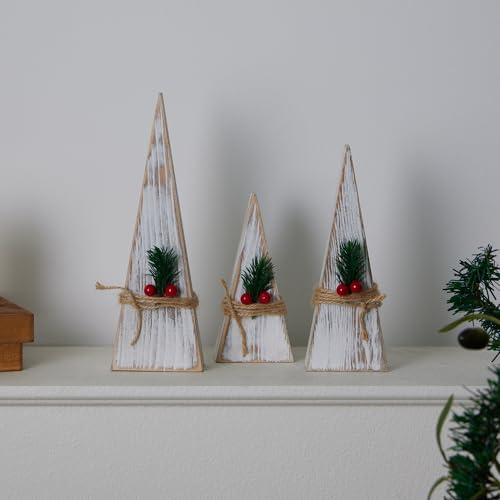3-Pack-Wood-Small-Christmas-Trees-Farmhouse-Tabletop-Christmas-Tree-Rustic-White-Christmas-Decor-for-Fireplace-Mantle-Shelf-Christmas-Holiday-Decorations-957859 3 Pack Wood Small Christmas Trees Farmhouse Tabletop Christmas Tree Rustic White Christmas Decor for Fireplace Mantle Shelf Christmas Holiday Decorations 957859