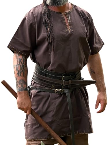 Chemise médiévale Theobald en coton pour vos week-ends de festival LARP