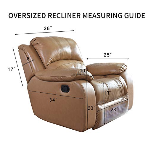 Image of PureFit Reversible Quilted Oversized Recliner Sofa Cover, Water Resistant Furniture Protector, Washable Couch Cover with Elastic Straps for Kids, Pets (Large, Black /Black)