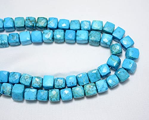 Perles Turquoise de Chine facettées et howlite en boîte pour création de bijoux uniques