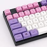 BGKYPRO Hana Theme Keycaps-Thermal Sublimation PBT Keycap Set,for Mechanical Keyboards, Full 134 Key...