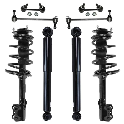 Image of Detroit Axle - Front Rear Struts w /Coil Springs Shock Absorbers Sway Bars Replacement for 2010 2011 2012 2013 2014 2015 Lexus RX350 RX450h