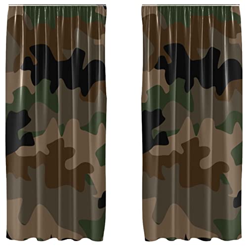 Cortinas de camuflaje que mitigan los reflejos del sol en salones con pack de dos paneles 2