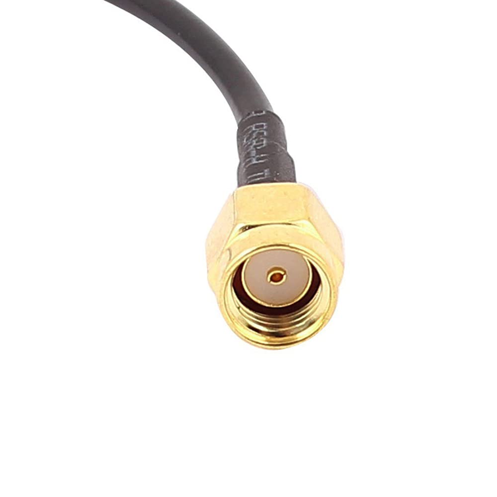 Câble RP-SMA mâle vers RP SMA mâle à broche femelle RF coaxial RG174, câble d'extension d'antenne RF Wifi (25 m)