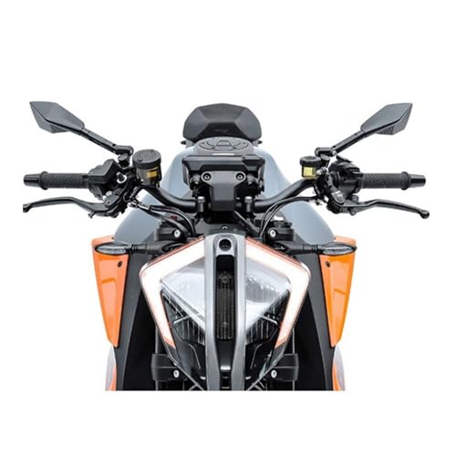 Espejo retrovisor para motocicleta izquierdo y derecho ajustable para manillar de moto 4